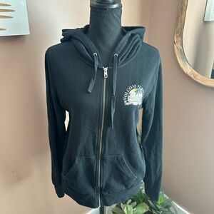 Volcom Women's Black Zip-Up Hoodie